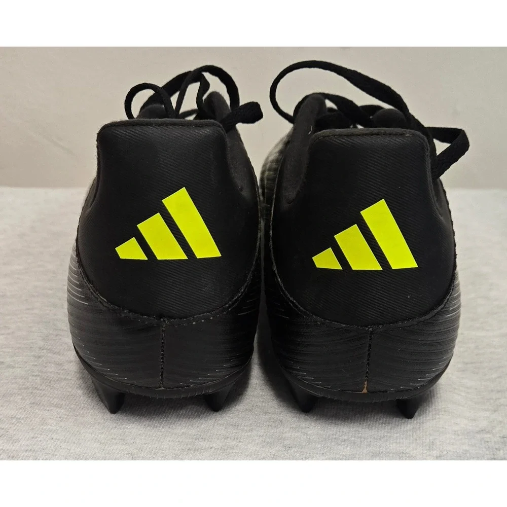 Adidas F50 League FG MG Soccer Cleats Mens 8.5 Black Solar Yellow JI0047